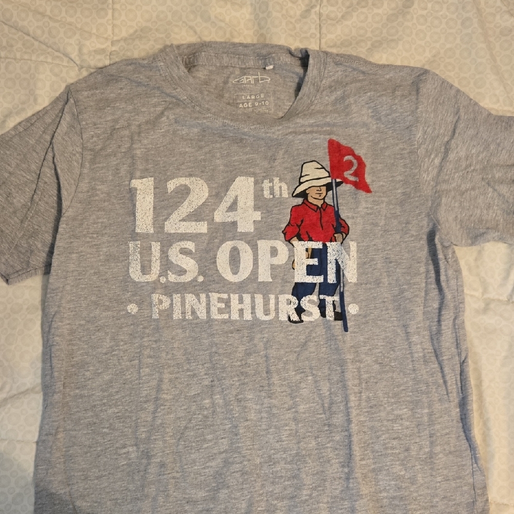 Gray 124th U.S. Open Pinehurst T-Shirt